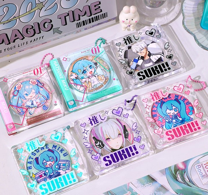 Anime Badge Display | Ice & Sea Acrylic Badge Display FUNIMECITY Goods Display - FUNIMECITY