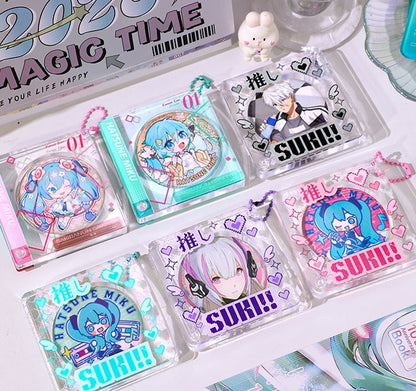 Anime Badge Display | Ice & Sea Acrylic Badge Display FUNIMECITY - FUNIMECITY