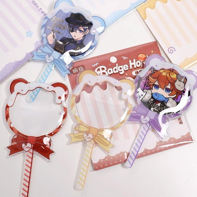 Anime Badge Display | Lollipop Series Badge Case FUNIMECITY Goods Display - FUNIMECITY