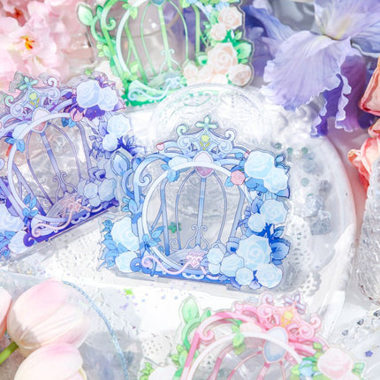 Anime Badge Display | Mei Gui Long Zhong Meng Series Acrylic Badge Holder FUNIMECITY Goods Display - FUNIMECITY