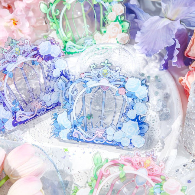 Anime Badge Display | Mei Gui Long Zhong Meng Series Acrylic Badge Holder FUNIMECITY Goods Display - FUNIMECITY