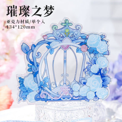Anime Badge Display | Mei Gui Long Zhong Meng Series Acrylic Badge Holder FUNIMECITY Goods Display - FUNIMECITY