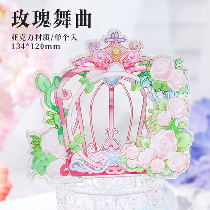 Anime Badge Display | Mei Gui Long Zhong Meng Series Acrylic Badge Holder FUNIMECITY Goods Display - FUNIMECITY