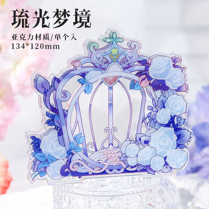 Anime Badge Display | Mei Gui Long Zhong Meng Series Acrylic Badge Holder FUNIMECITY Goods Display - FUNIMECITY