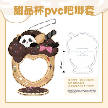 Anime Badge Display | PVC Dessert Cup Badge Stand FUNIMECITY - FUNIMECITY