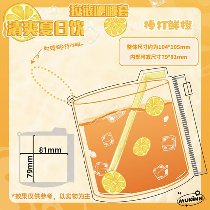 Anime Badge Display | PVC Summer Drinks Theme FUNIMECITY - FUNIMECITY