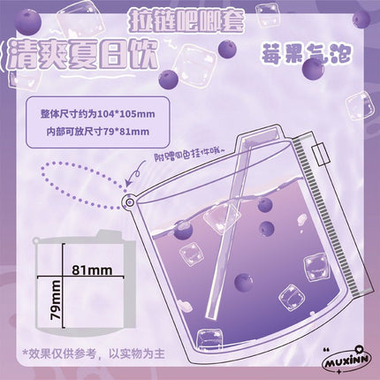 Anime Badge Display | PVC Summer Drinks Theme FUNIMECITY - FUNIMECITY
