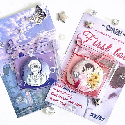 Anime Badge Display | PVC Summer Drinks Theme FUNIMECITY - FUNIMECITY