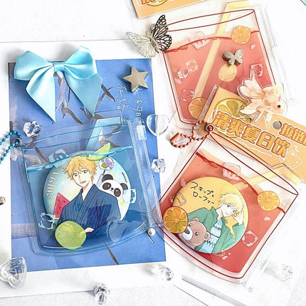 Anime Badge Display | PVC Summer Drinks Theme FUNIMECITY - FUNIMECITY