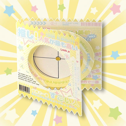 Anime Badge Display | Ribbon Rotating Paper DIY Badge Holder FUNIMECITY Goods Display - FUNIMECITY