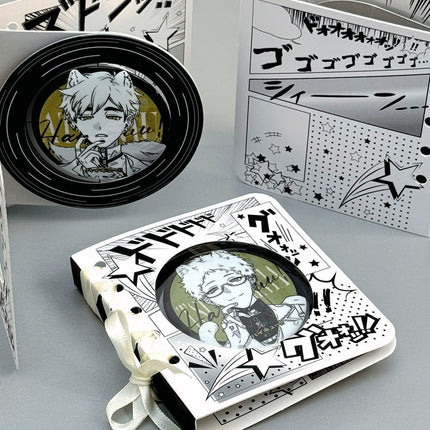Anime Badge Display | Ribbon Rotating Paper DIY Badge Holder FUNIMECITY Goods Display - FUNIMECITY