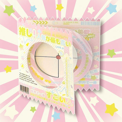 Anime Badge Display | Ribbon Rotating Paper DIY Badge Holder FUNIMECITY Goods Display - FUNIMECITY