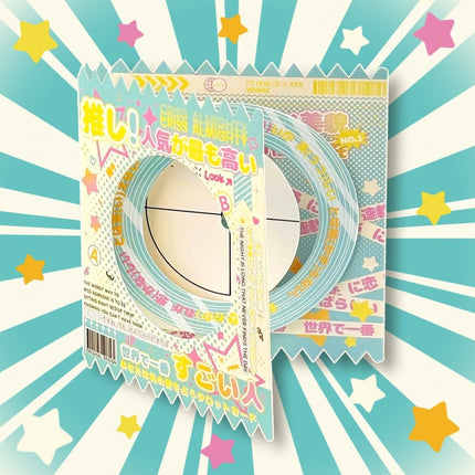 Anime Badge Display | Ribbon Rotating Paper DIY Badge Holder FUNIMECITY Goods Display - FUNIMECITY