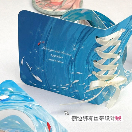 Anime Badge Display | Ribbon Rotating Paper DIY Badge Holder FUNIMECITY Goods Display - FUNIMECITY