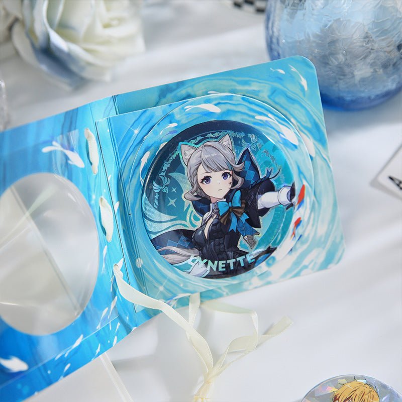 Anime Badge Display | Ribbon Rotating Paper DIY Badge Holder FUNIMECITY - FUNIMECITY