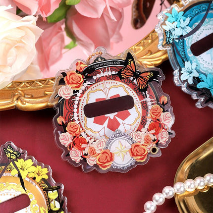 Anime Badge Display | Rose Lily & Xian Jing Mi Zong Aryclic Badge Case FUNIMECITY Goods Display - FUNIMECITY