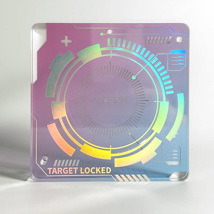 Anime Badge Display | Secret Project Acrylic Badge Standee FUNIMECITY Goods Display - FUNIMECITY