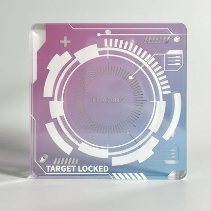 Anime Badge Display | Secret Project Acrylic Badge Standee FUNIMECITY Goods Display - FUNIMECITY