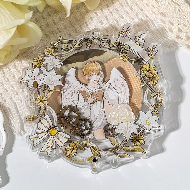 Anime Badge Display | Si Se Huan Xiang Series Acrylic Badge Case FUNIMECITY Goods Display - FUNIMECITY