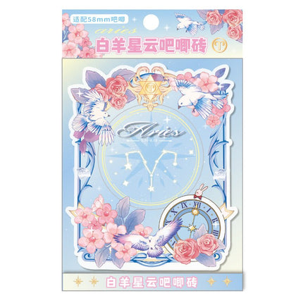 Anime Badge Display | Twelve Constellations Series Acrylic Badge Standee FUNIMECITY Goods Display - FUNIMECITY