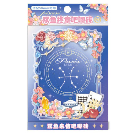 Anime Badge Display | Twelve Constellations Series Acrylic Badge Standee FUNIMECITY Goods Display - FUNIMECITY