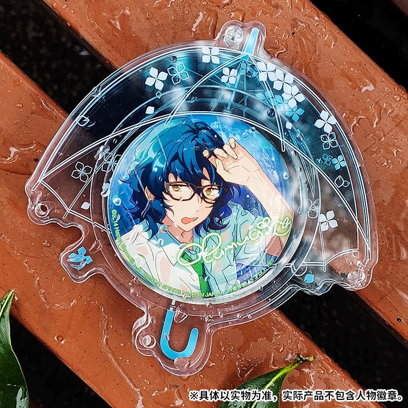 Anime Badge Display | Umbrella Acrylic Badge Case Charm FUNIMECITY Goods Display - FUNIMECITY