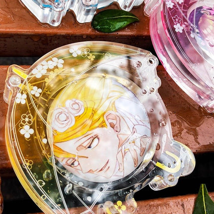 Anime Badge Display | Umbrella Acrylic Badge Case Charm FUNIMECITY Goods Display - FUNIMECITY