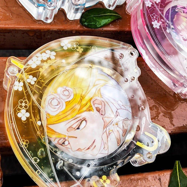 Anime Badge Display | Umbrella Acrylic Badge Case Charm FUNIMECITY Goods Display - FUNIMECITY