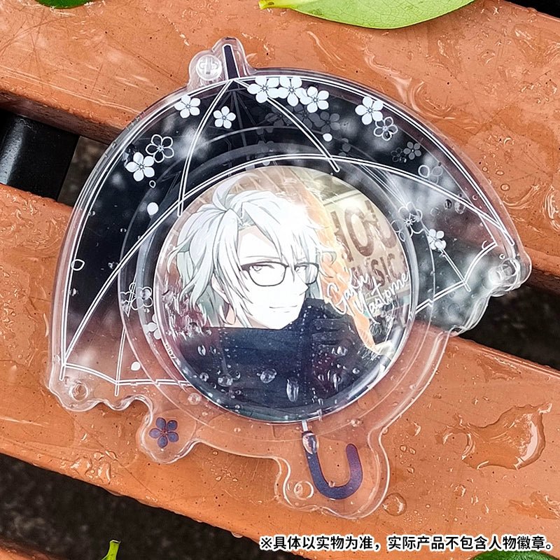 Anime Badge Display | Umbrella Acrylic Badge Case Charm FUNIMECITY Goods Display - FUNIMECITY