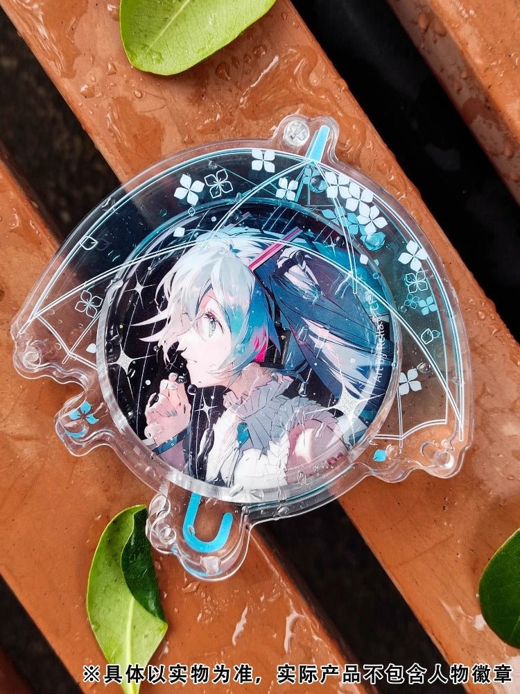 Anime Badge Display | Umbrella Acrylic Badge Case Charm FUNIMECITY - FUNIMECITY