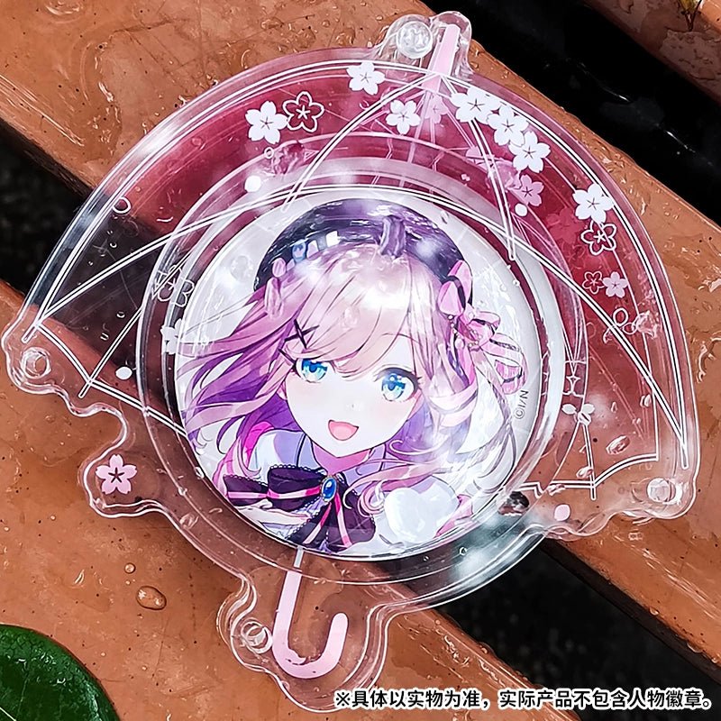 Anime Badge Display | Umbrella Acrylic Badge Case Charm FUNIMECITY - FUNIMECITY