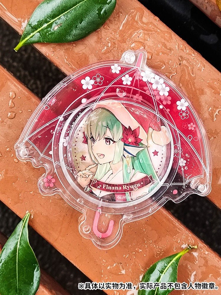 Anime Badge Display | Umbrella Acrylic Badge Case Charm FUNIMECITY Goods Display - FUNIMECITY