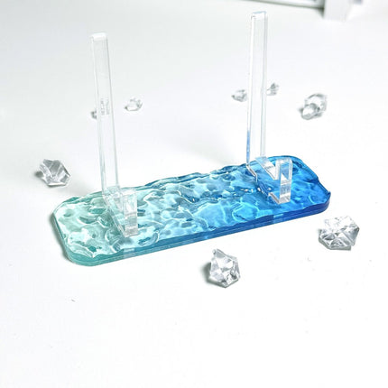 Anime Badge Display | Water ripple Acrylic Badge Holder FUNIMECITY Goods Display - FUNIMECITY 5570508788628