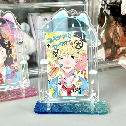 Anime Badge Display | Water ripple Acrylic Badge Holder FUNIMECITY Goods Display - FUNIMECITY 5570508788629