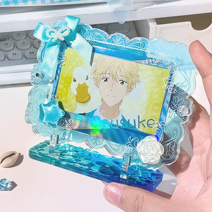 Anime Badge Display | Water ripple Acrylic Badge Holder FUNIMECITY Goods Display - FUNIMECITY 5570508788631