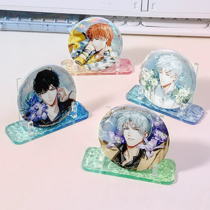 Anime Badge Display | Water ripple Acrylic Badge Holder FUNIMECITY Goods Display - FUNIMECITY 5570508788631