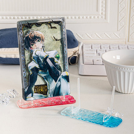 Anime Badge Display | Water ripple Acrylic Badge Holder FUNIMECITY Goods Display - FUNIMECITY 5570508788631