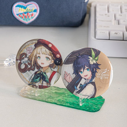 Anime Badge Display | Water ripple Acrylic Badge Holder FUNIMECITY Goods Display - FUNIMECITY 5570508788631