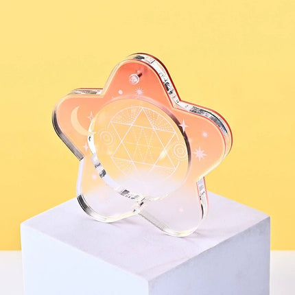 Anime Badge Display | Star Acrylic Badge Display Stand FUNIMECITY Goods Display - FUNIMECITY