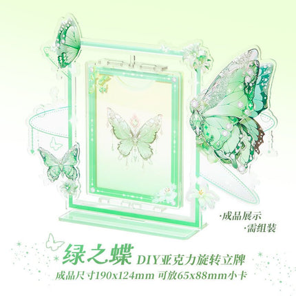Anime Goods Display | Butterfly Series Acrylic Rotatable Card Holder FUNIMECITY Goods Display - FUNIMECITY