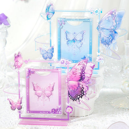 Anime Goods Display | Butterfly Series Acrylic Rotatable Card Holder FUNIMECITY - FUNIMECITY