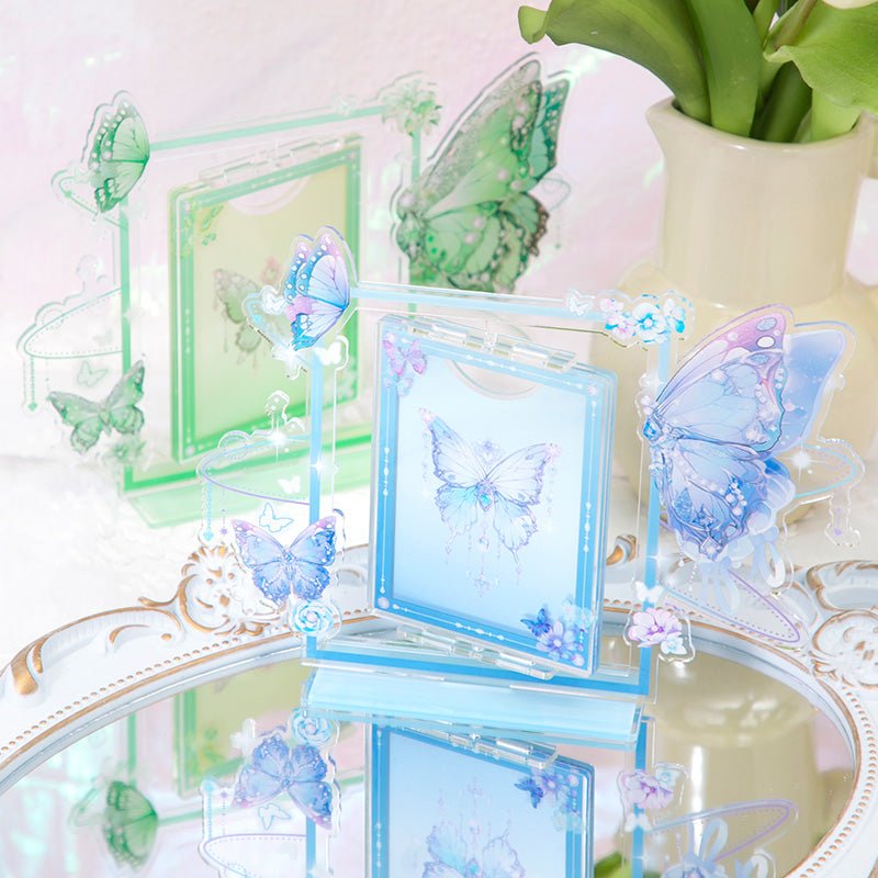 Anime Goods Display | Butterfly Series Acrylic Rotatable Card Holder FUNIMECITY - FUNIMECITY