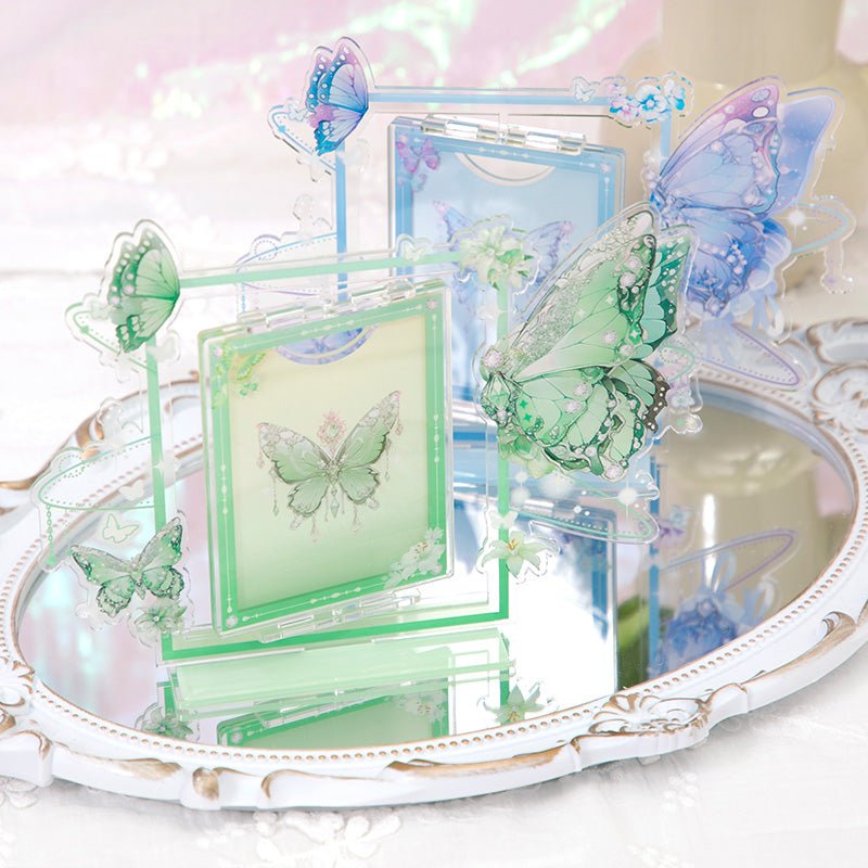 Anime Goods Display | Butterfly Series Acrylic Rotatable Card Holder FUNIMECITY - FUNIMECITY