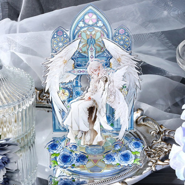 Anime Goods Display | Demons and Angels Series Acrylic Badge Display Stand FUNIMECITY Goods Display - FUNIMECITY