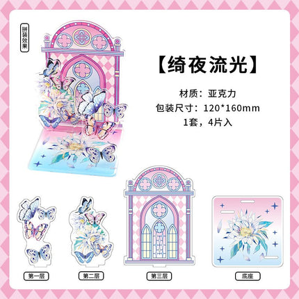 Anime Goods Display | PaperMore Acrylic Badge Display Stand FUNIMECITY Goods Display - FUNIMECITY