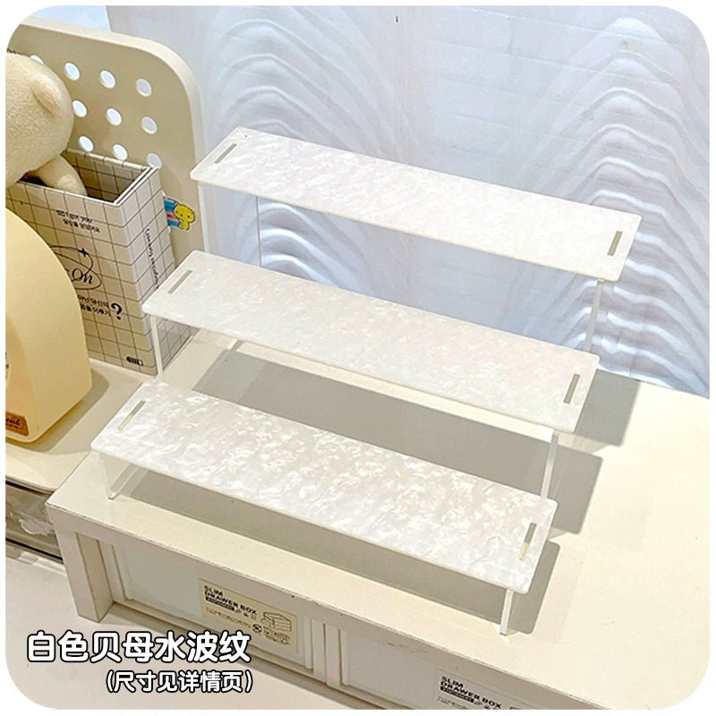 Anime Goods Display | Water ripple Acrylic Display Stand Small Storage Shelf FUNIMECITY - FUNIMECITY