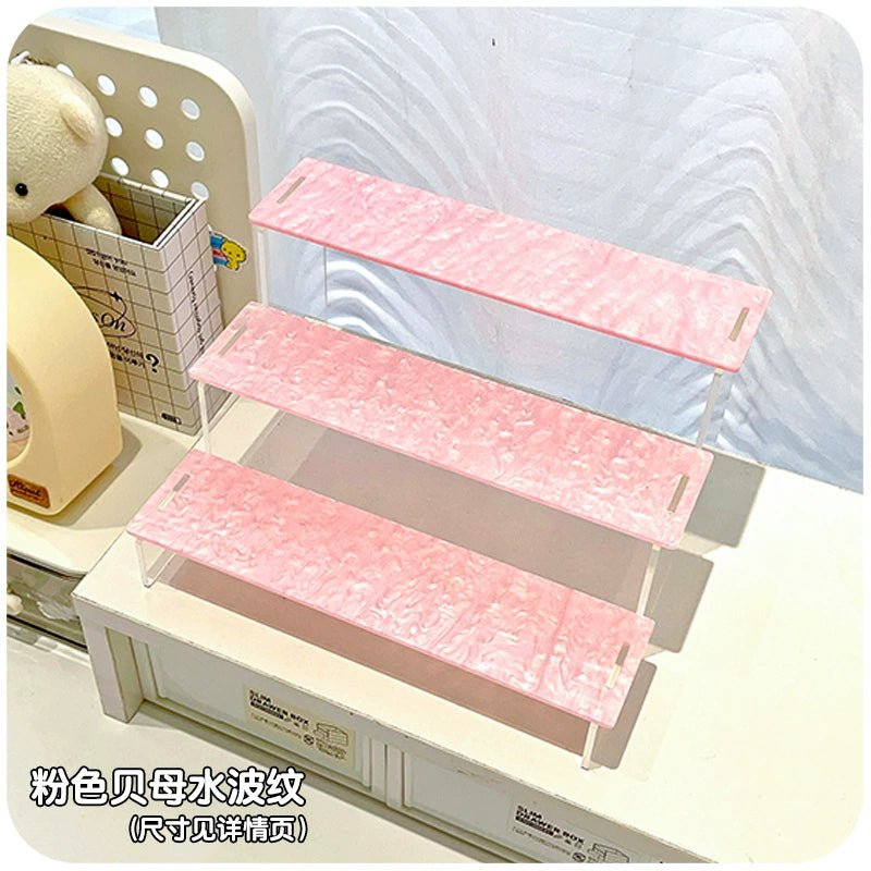 Anime Goods Display | Water ripple Acrylic Display Stand Small Storage Shelf FUNIMECITY - FUNIMECITY