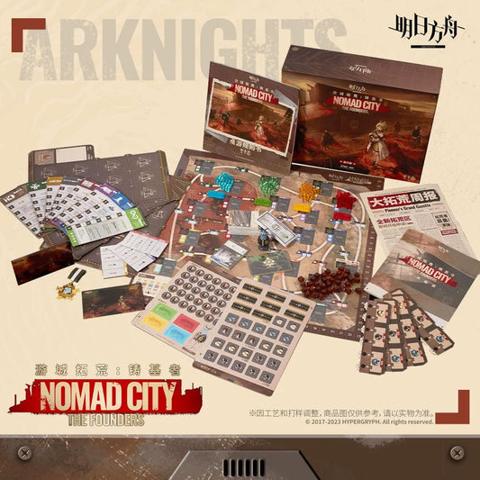 Arknights | Pioneer Theme Board Game - Nomad City : The Founders Arknights Anime Goods - FUNIMECITY