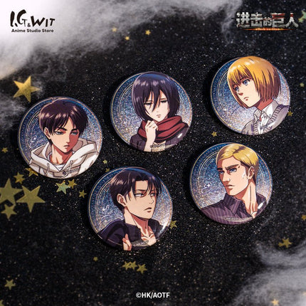 Attack on Titan | Zhen Shi Zhi Wu Series Badge & Charm Blind Box I.G WIT Anime Goods - Funimecity 