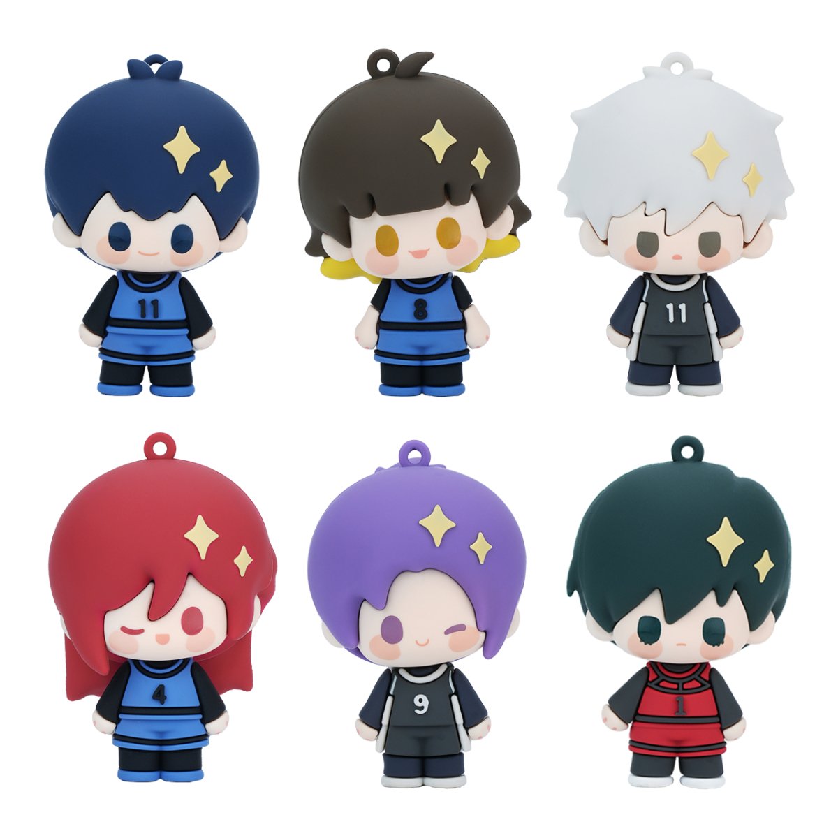 Blue Lock | Minidoll Chibi Keychain Charm Set MINIDOLL - FUNIMECITY